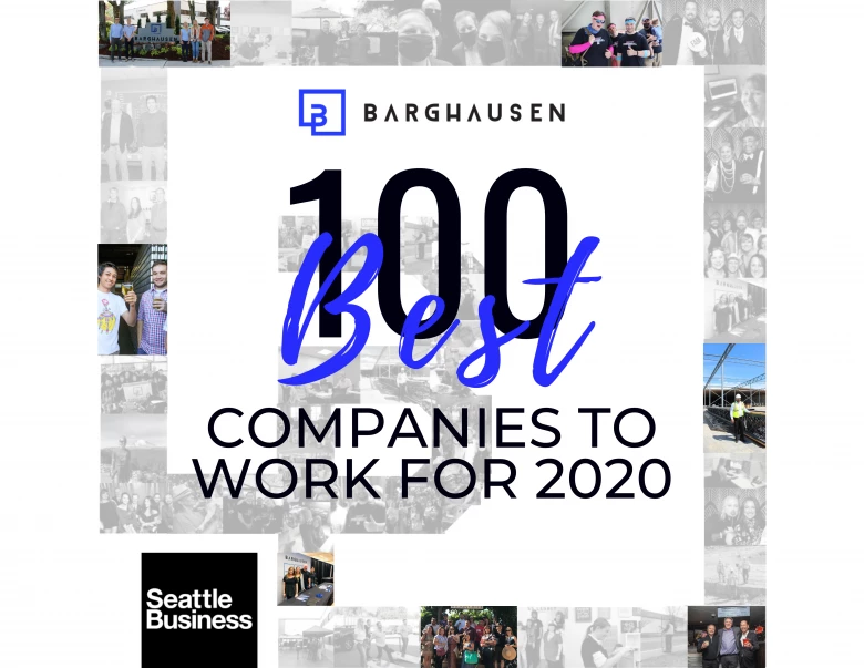 Image for post Barghausen Named One of Washington’s Best Companies to Work For!